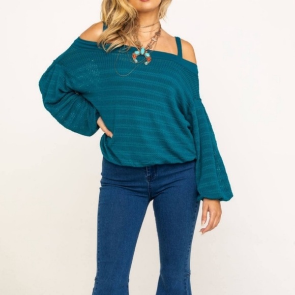 NWT [Free People] Sistine Hacci Knit Top Size M - Picture 2 of 8